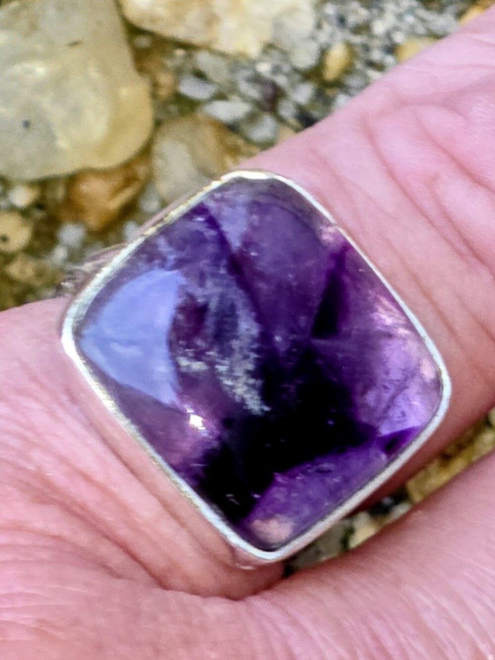 Star Amethyst Ring in 925 Sterling Silver (7)